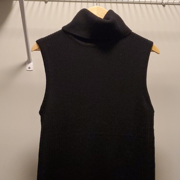 Forever21 black cowl neck sweater dress - Picture 2 of 3